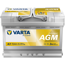 BATERIA VARTA 70 AMP + DIR - AGM - A7